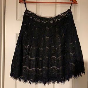 Black lace skirt almost new